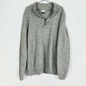 Reserve Lambs Wool Quarter Zip Sweater